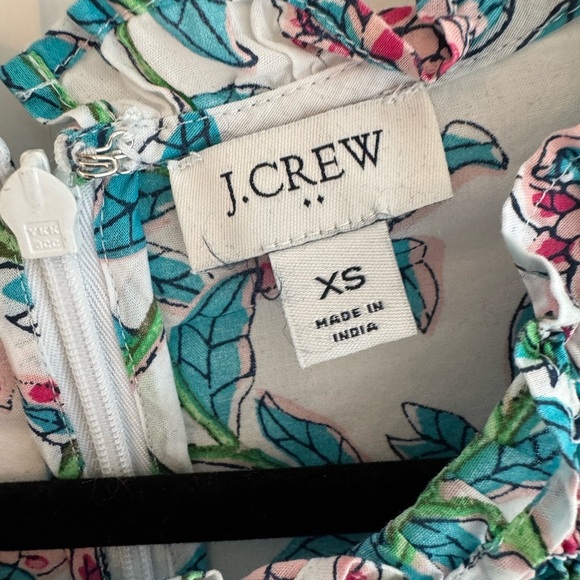 J. Crew Women's Mini Dress - Blue and Pink Floral - Picture 4 of 4